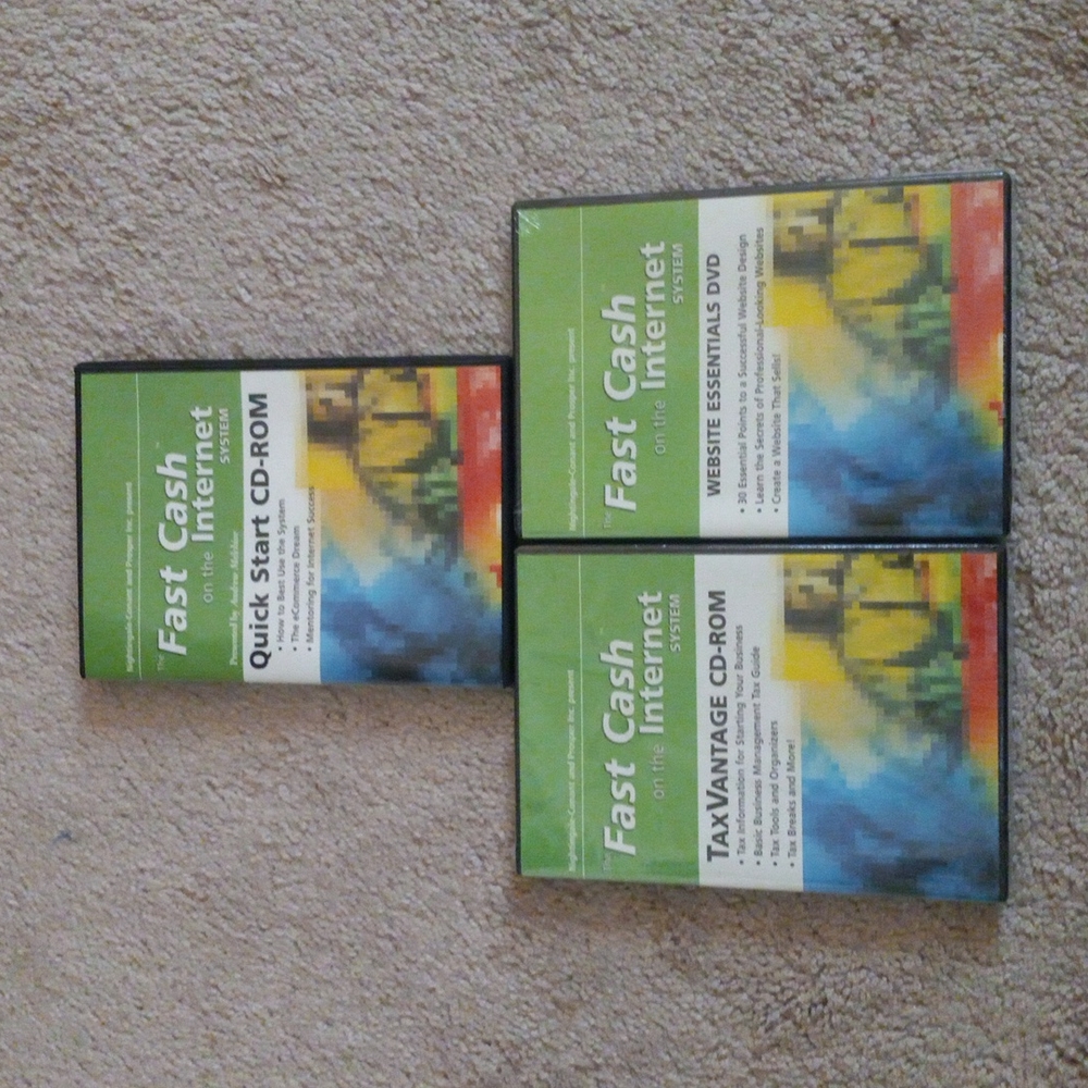 "The Fash Cash on the Internet System" CD/DVD Bundle